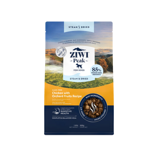 ZIWI Peak Steam & Dried Chicken with Orchard Fruits Dog Food
