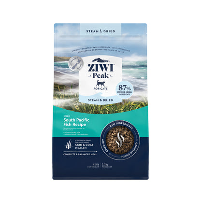 ZIWI Peak Steam & Dried Cat Food – Wild South Pacific Fish | 800g / 2.2kg