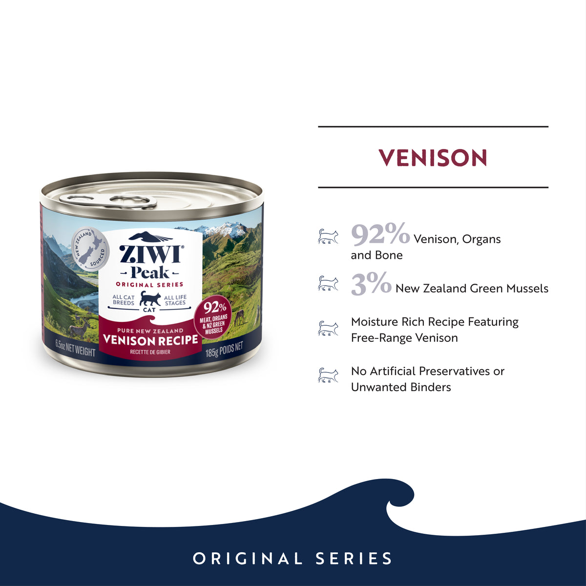 ZIWI Peak Original Canned Cat Food | 185g