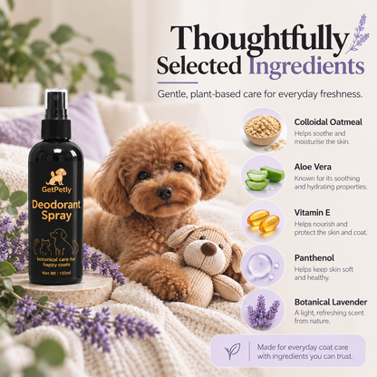 Getpetly Lavender Pet Deodorant Spray 150ml
