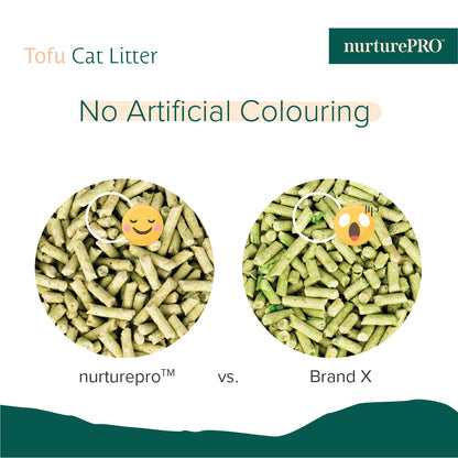 NurturePRO Tofu Cat Litter 7L | Fast Clumping & Low Dust