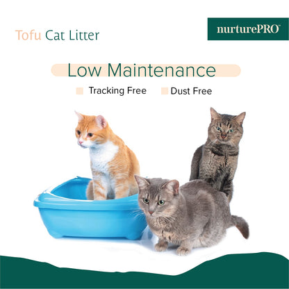 NurturePRO Tofu Cat Litter 7L | Fast Clumping & Low Dust