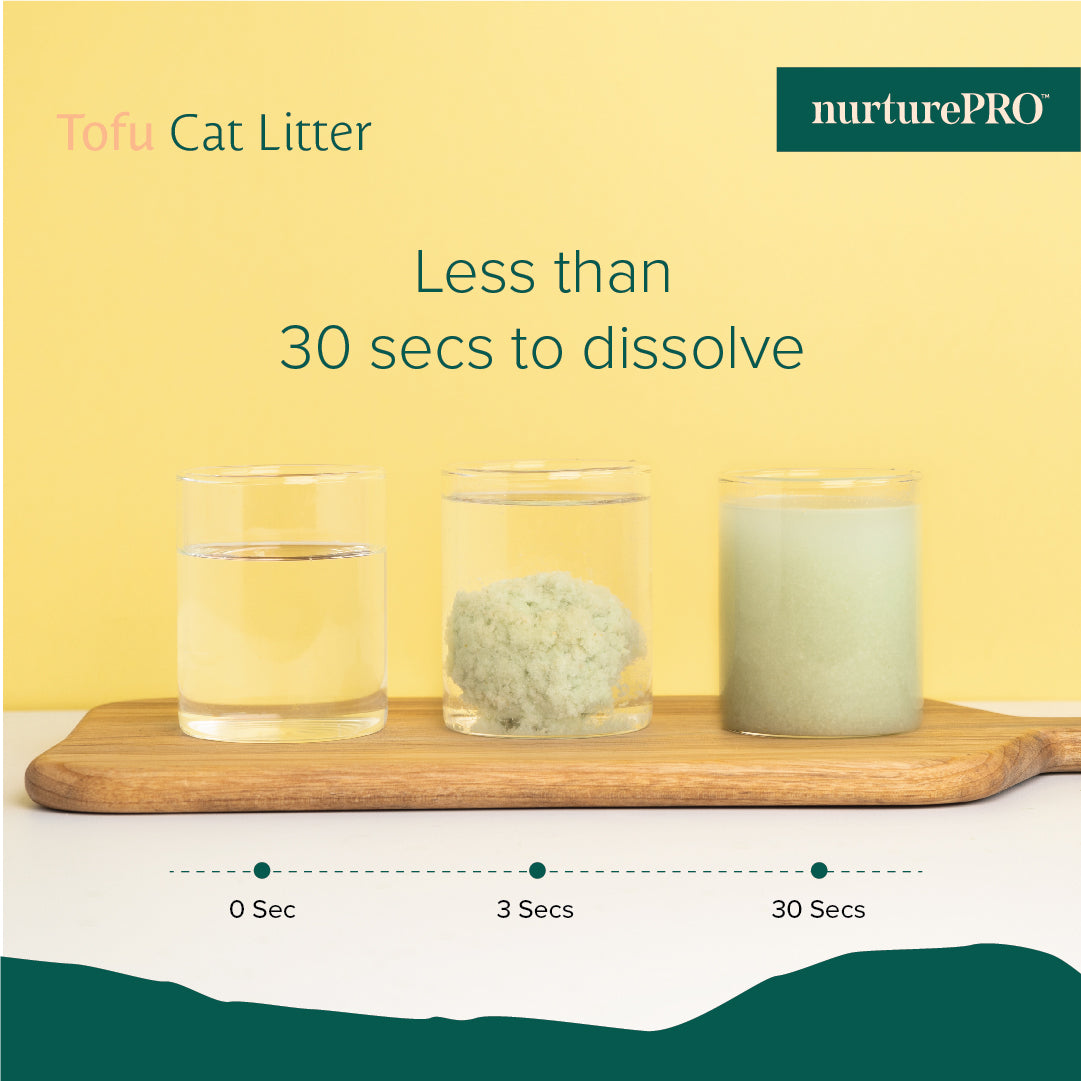 NurturePRO Tofu Cat Litter 7L | Fast Clumping & Low Dust