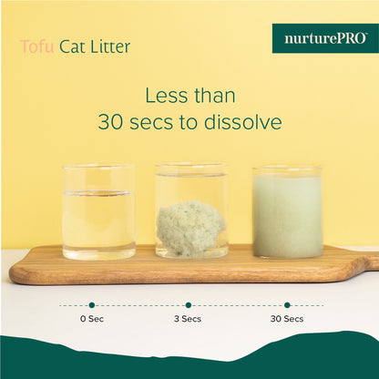 NurturePRO Tofu Cat Litter 7L | Fast Clumping & Low Dust